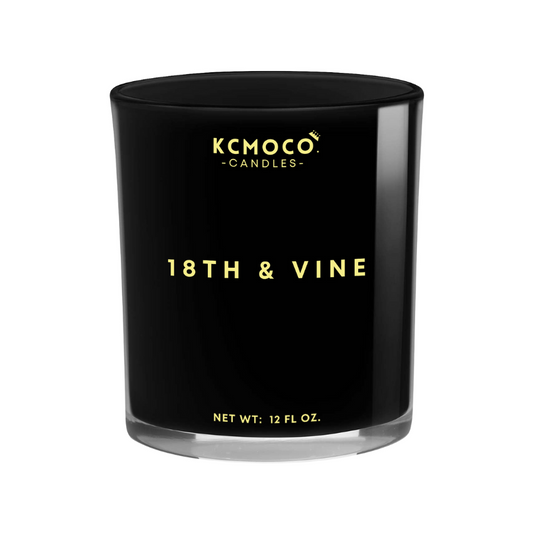 18TH & VINE CANDLE - LARGE JAR BLACK