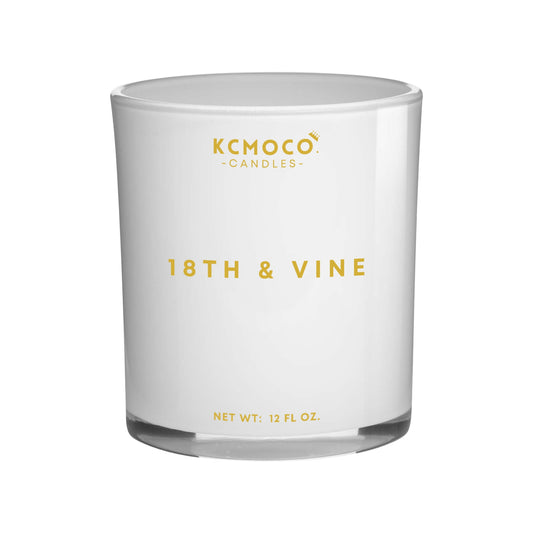 18TH & VINE CANDLE - LARGE JAR WHITE