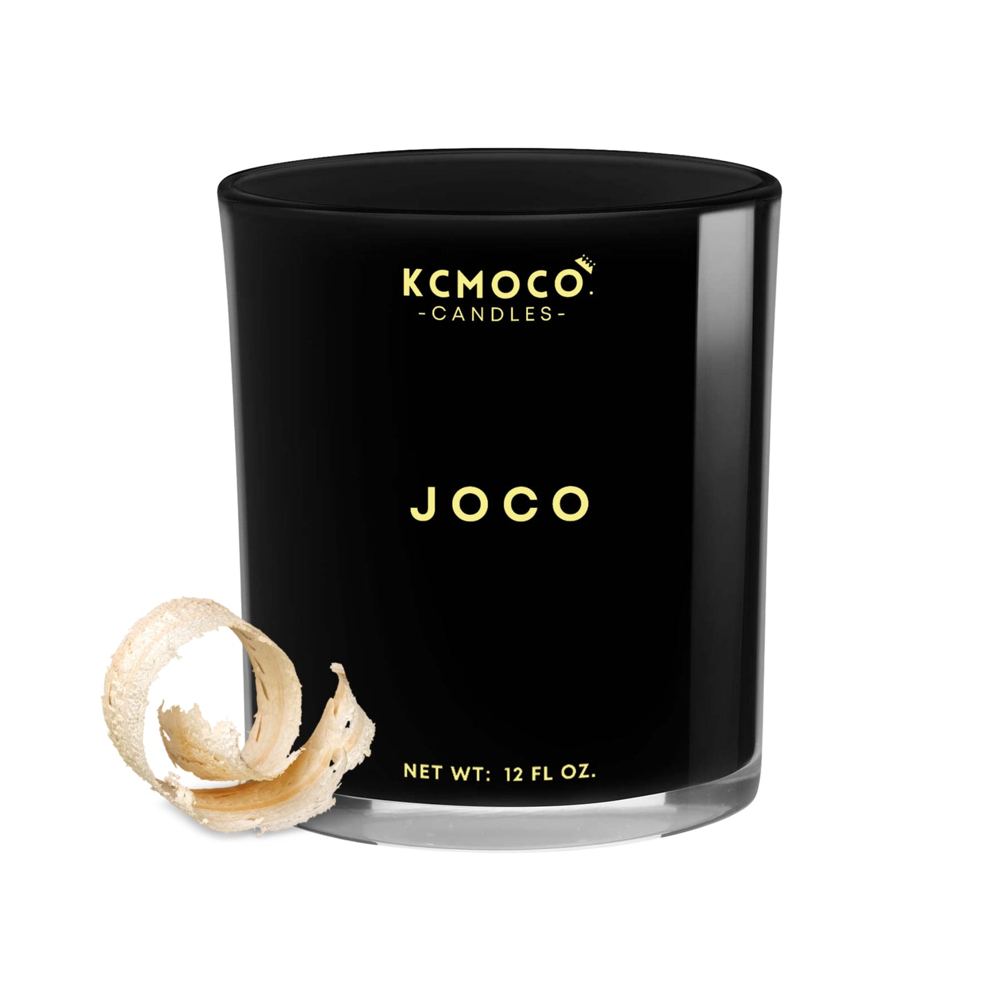 JOCO CANDLE - 12 OZ LARGE JAR BLACK