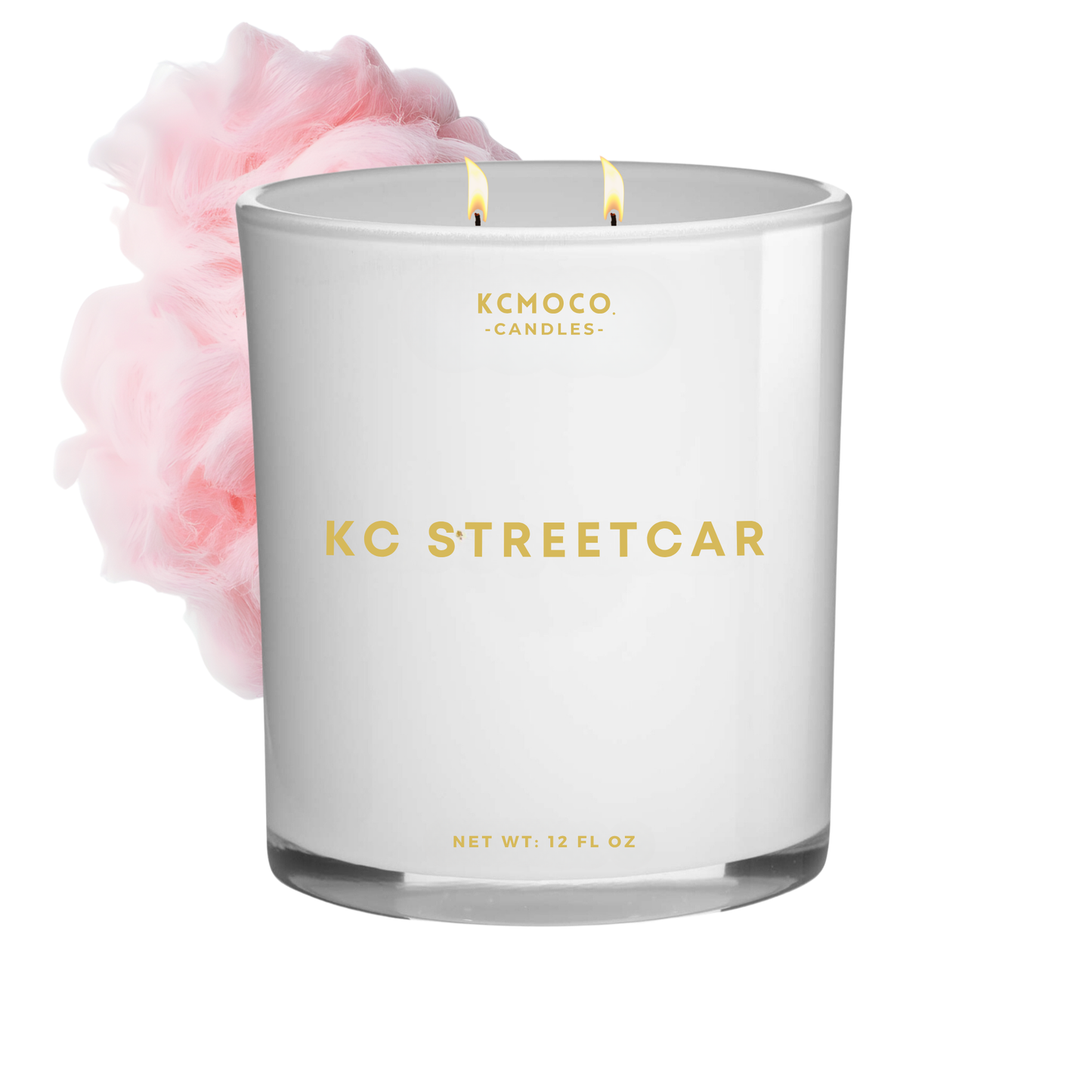 KC STREETCAR CANDLE - LARGE JAR WHITE