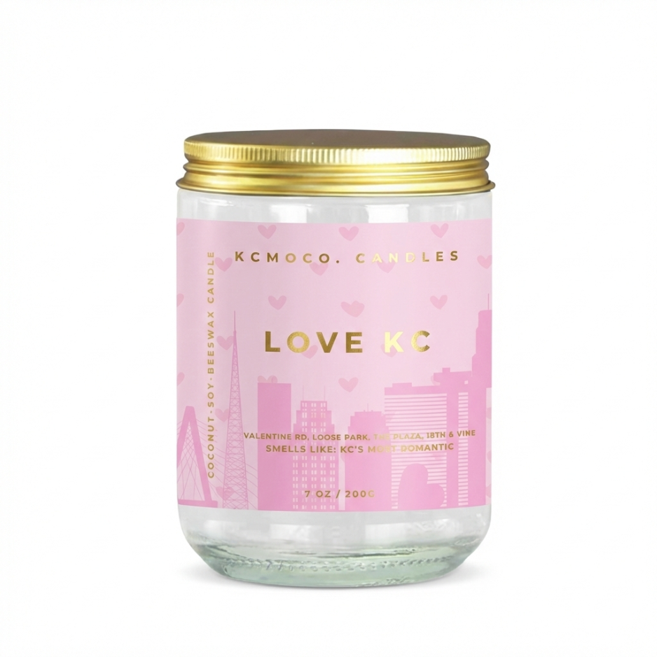 LOVE KC - SMALL JAR CANDLE