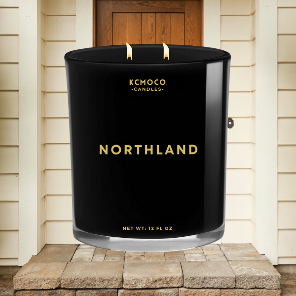 NORTHLAND CANDLE - LARGE JAR BLACK