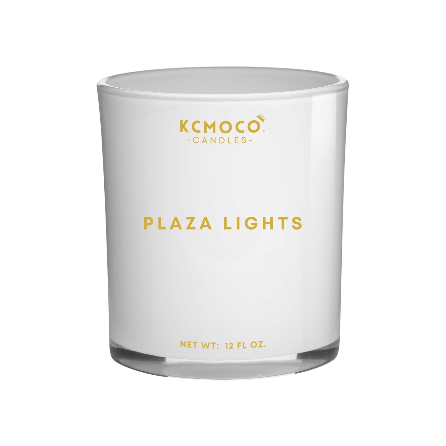PLAZA LIGHTS CANDLE - LARGE JAR WHITE