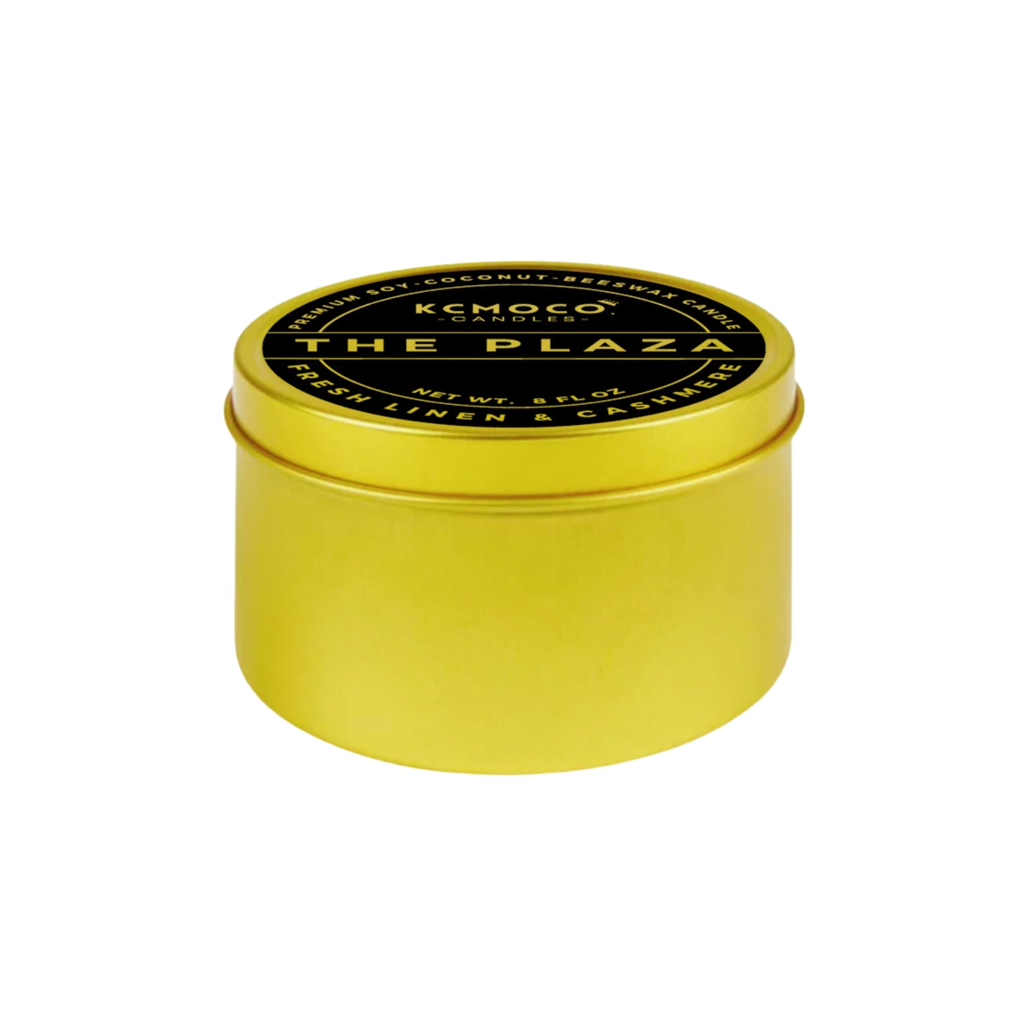 THE PLAZA CANDLE - 8 OZ MEDIUM TRAVEL TIN