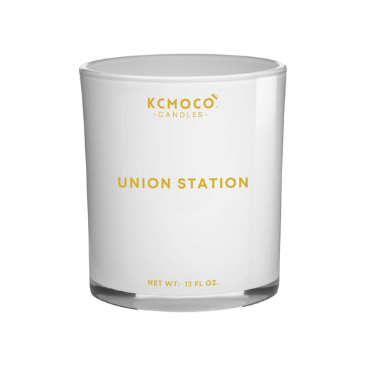 UNION STATION CANDLE - LARGE JAR WHITE