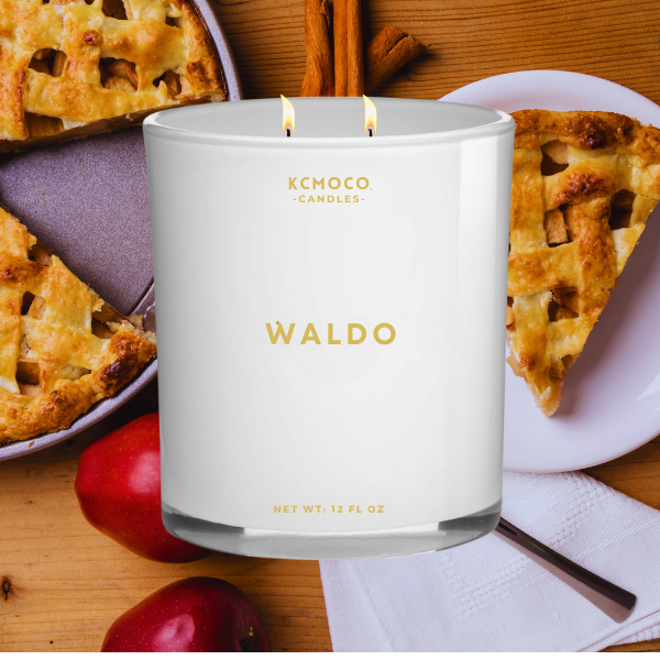 WALDO CANDLE - LARGE JAR WHITE