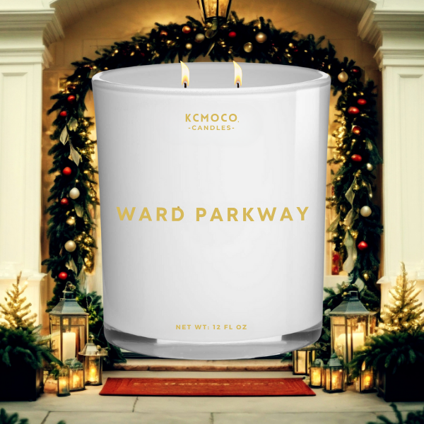 WARD PARKWAY CANDLE - LARGE JAR WHITE