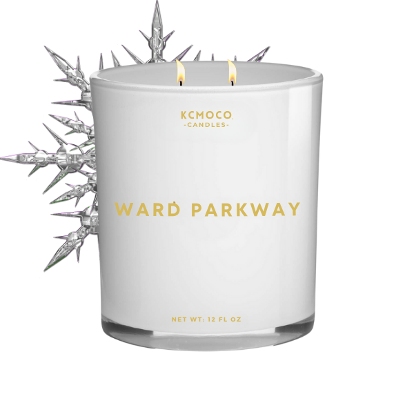 WARD PARKWAY CANDLE - LARGE JAR WHITE