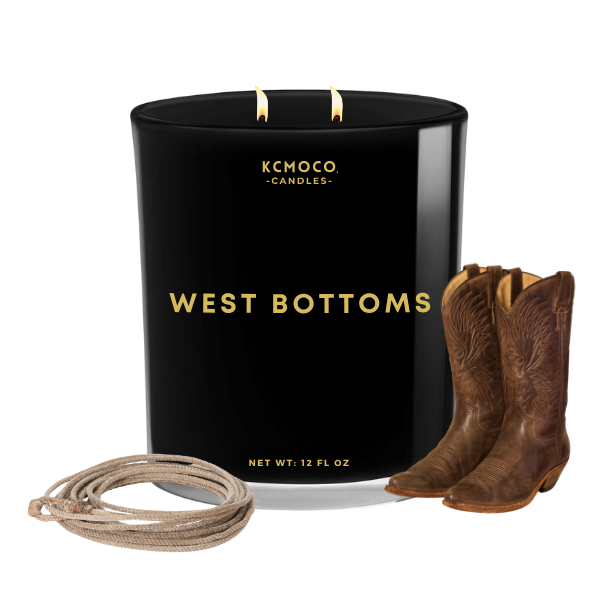 WEST BOTTOMS CANDLE - LARGE JAR BLACK