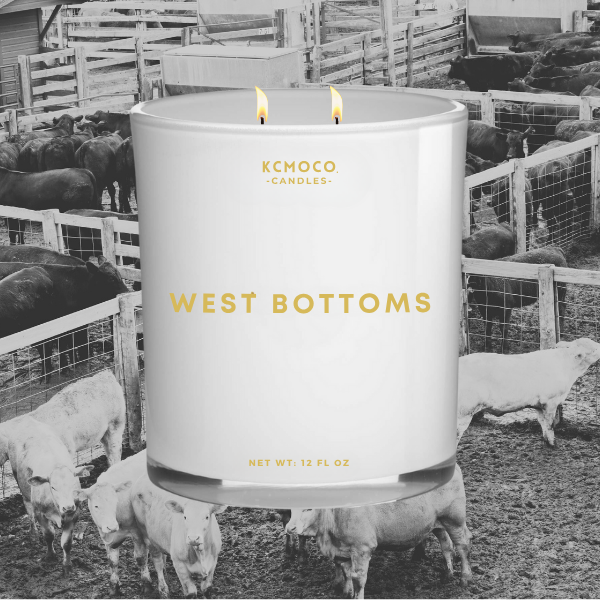 WEST BOTTOMS CANDLE - LARGE JAR WHITE
