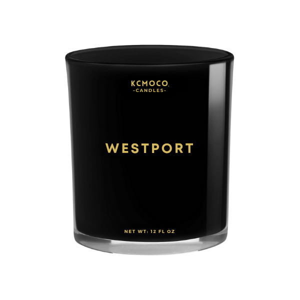WESTPORT CANDLE - LARGE JAR BLACK