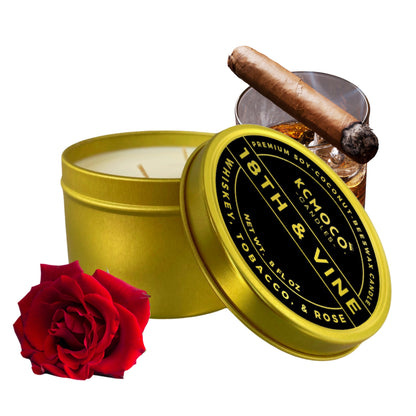 18TH & VINE CANDLE - 8 OZ MEDIUM TRAVEL TIN