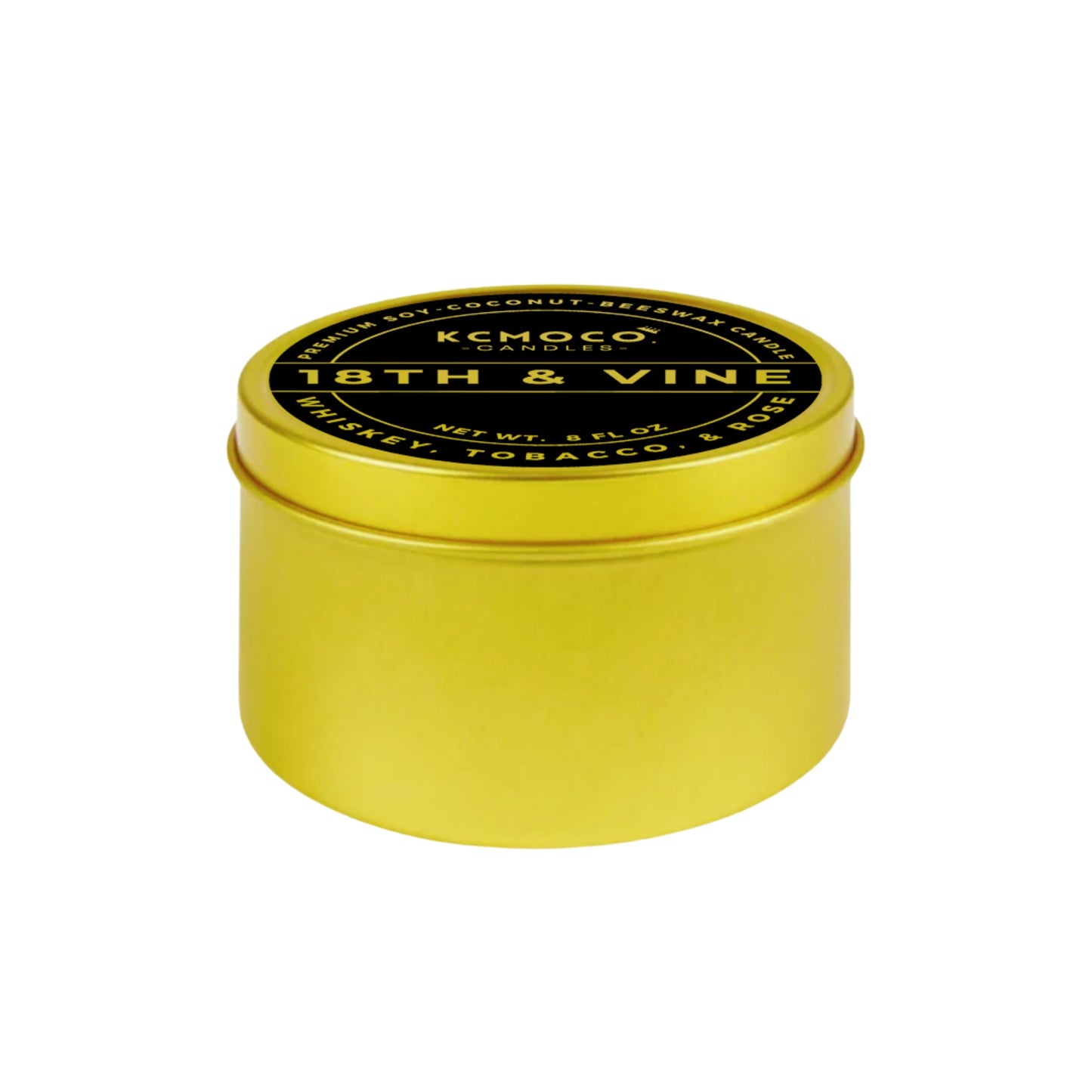 18TH & VINE CANDLE - 8 OZ MEDIUM TRAVEL TIN