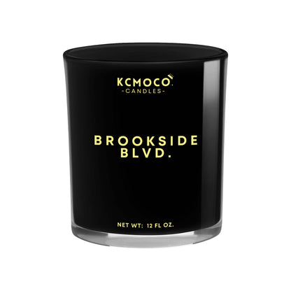 BROOKSIDE BLVD. CANDLE - 12 OZ LARGE JAR BLACK