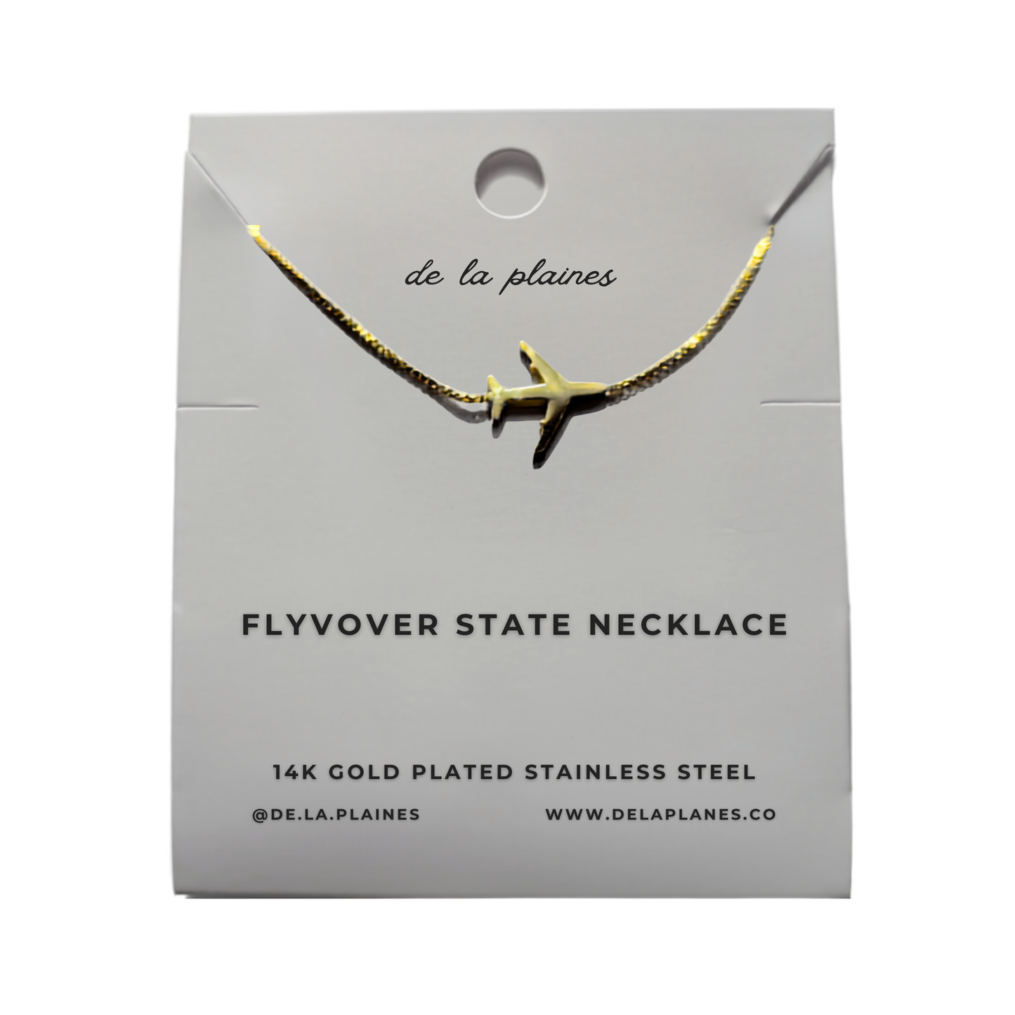 De La Plaines | Flyover State Necklace