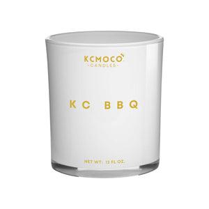 KC BBQ Candle - Large Jar White