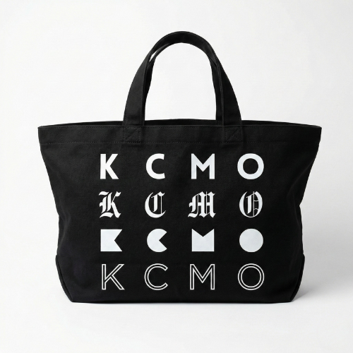 XXL Tote Bag - KCMO Repeat Print