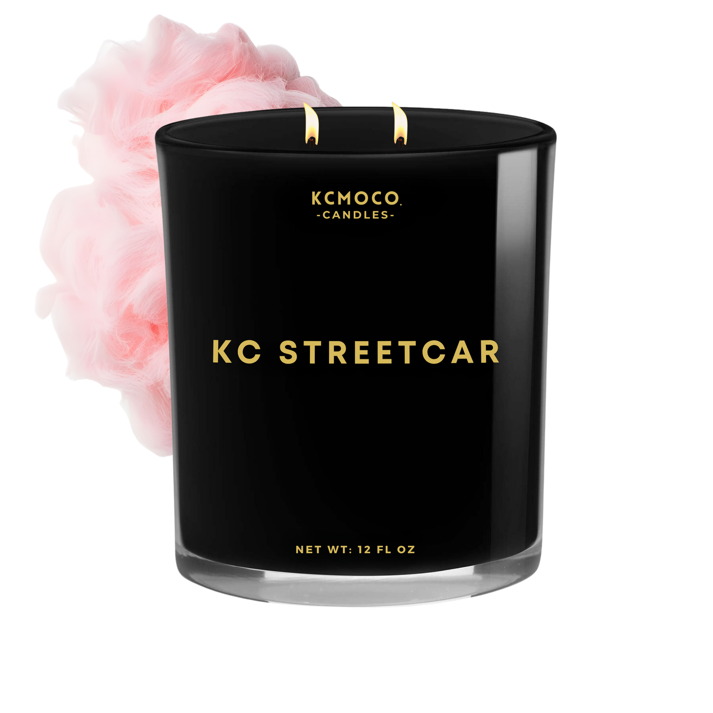 KC STREETCAR CANDLE - LARGE JAR BLACK