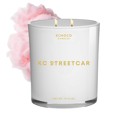 KC STREETCAR CANDLE - LARGE JAR WHITE