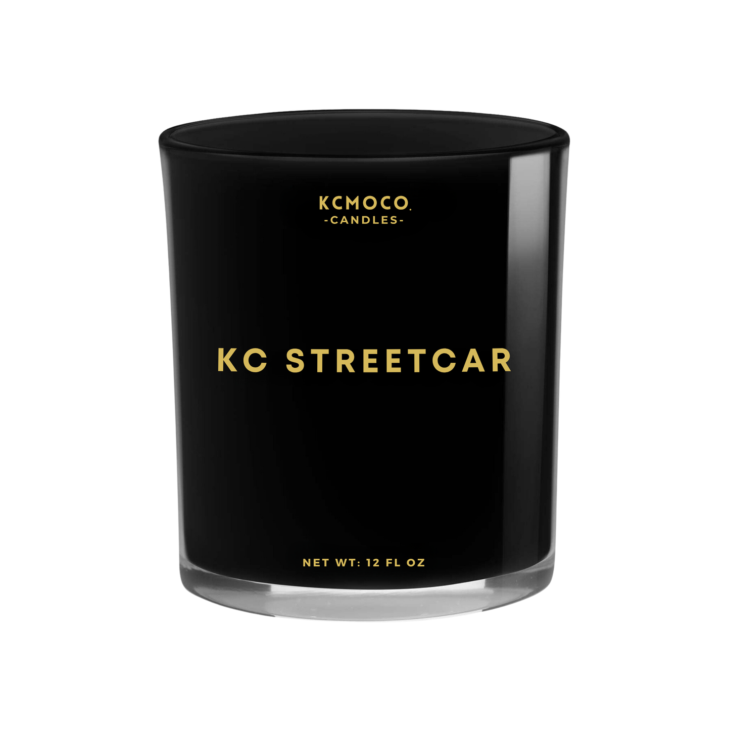 KC STREETCAR CANDLE - LARGE JAR BLACK
