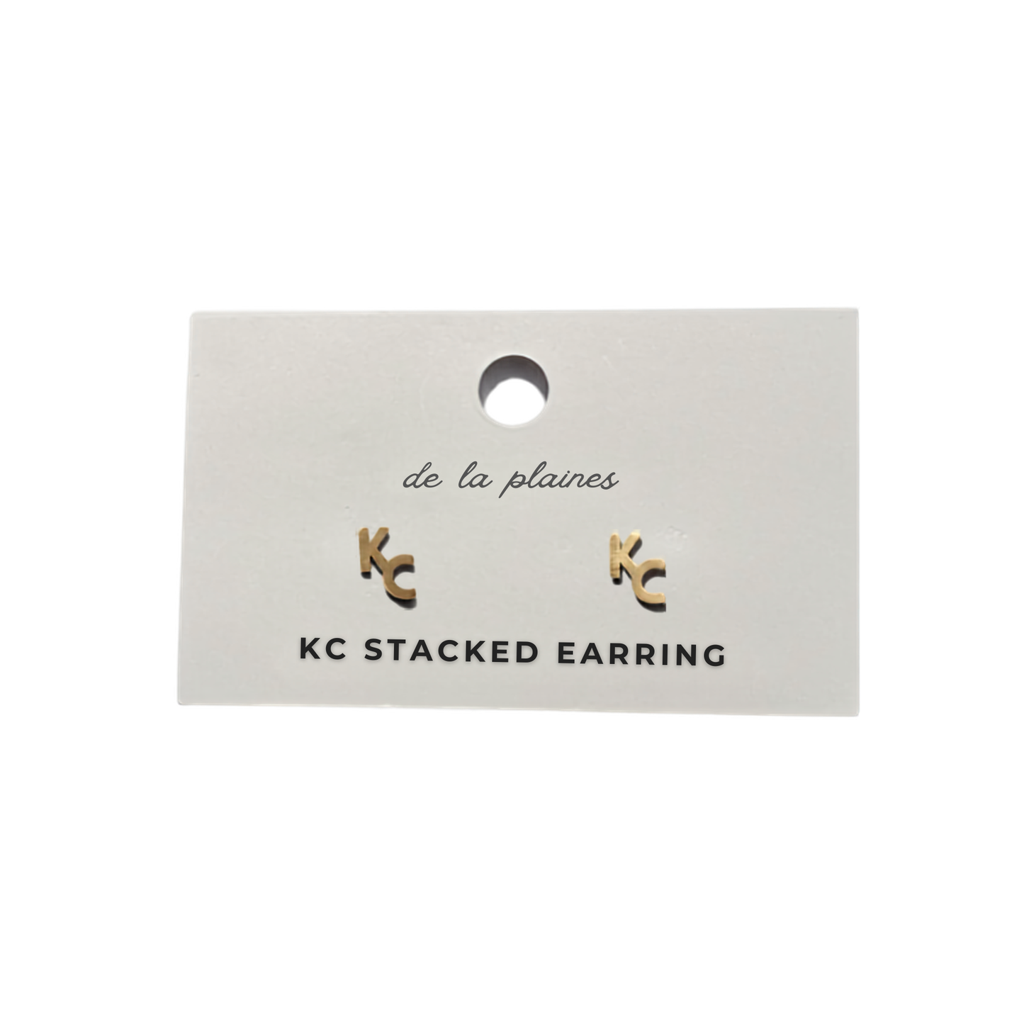 De La Plaines | KC Stacked Stud Earrings