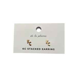KC Stacked Stud Earrings