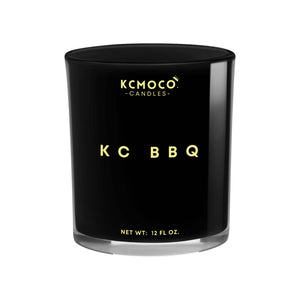 KC BBQ Candle - Large Jar Black