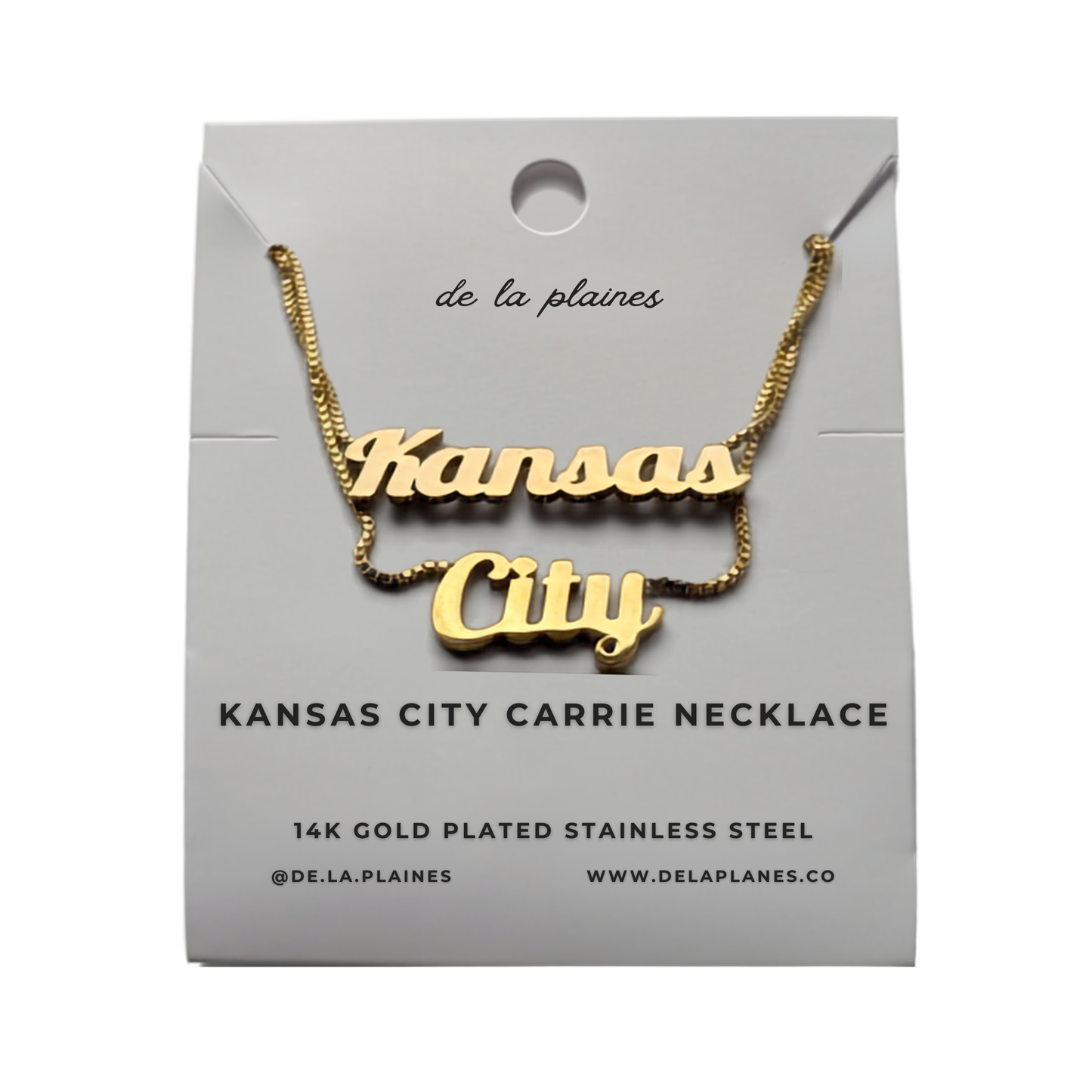 De La Plaines | Kansas City Carrie Double Chain Necklace
