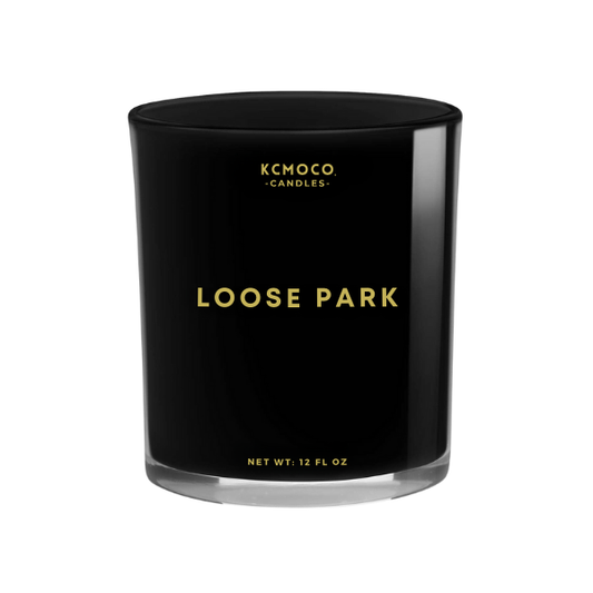 LOOSE PARK CANDLE - 12 OZ LARGE JAR BLACK