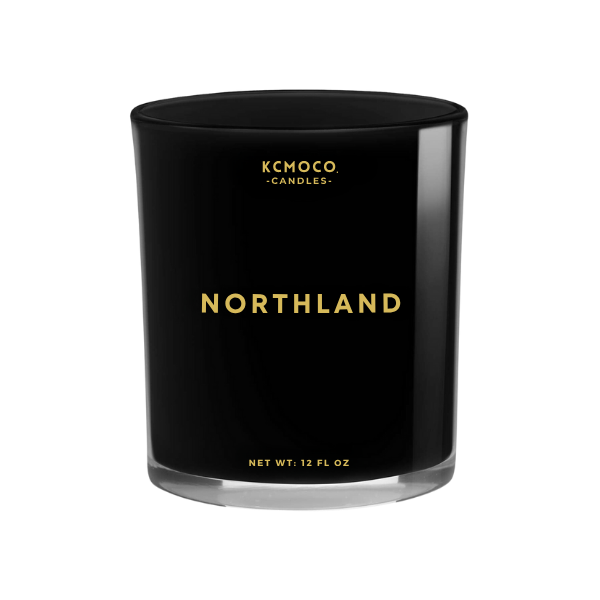 NORTHLAND CANDLE - LARGE JAR BLACK