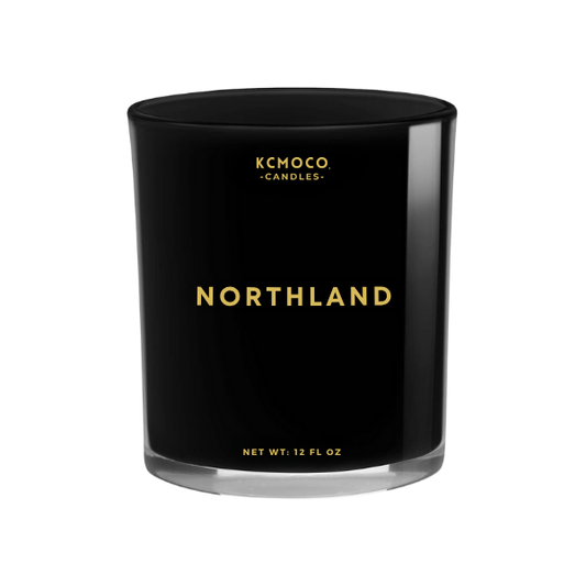 NORTHLAND CANDLE - LARGE JAR BLACK