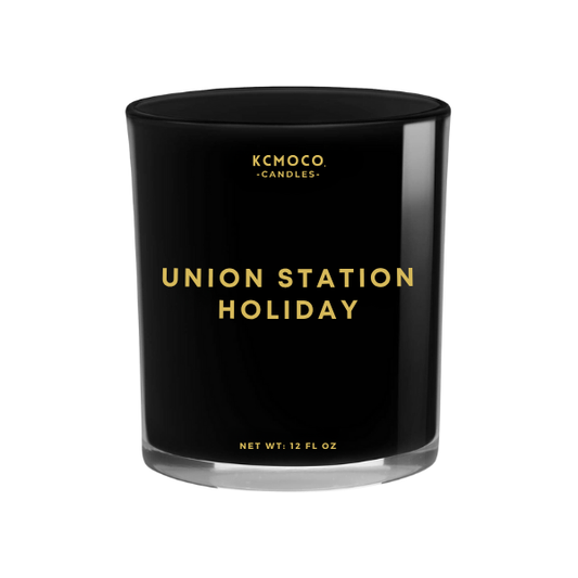 UNION STATION HOLIDAY CANDLE - LARGE JAR BLACK
