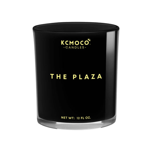 THE PLAZA CANDLE - 12 OZ LARGE JAR BLACK