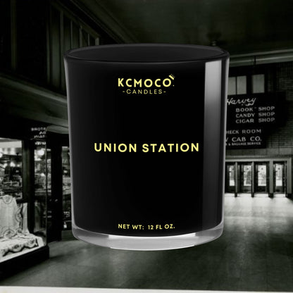 UNION STATION CANDLE - 12 OZ LARGE JAR BLACK