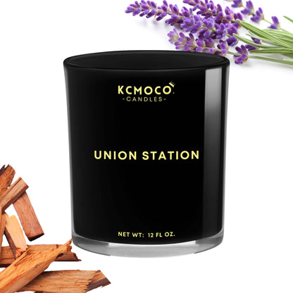 UNION STATION CANDLE - 12 OZ LARGE JAR BLACK