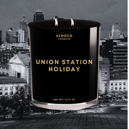 UNION STATION HOLIDAY CANDLE - LARGE JAR BLACK