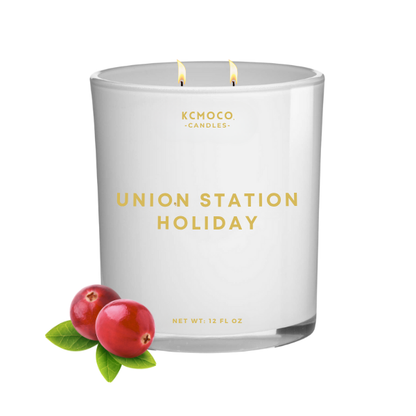 UNION STATION HOLIDAY CANDLE - LARGE JAR WHITE