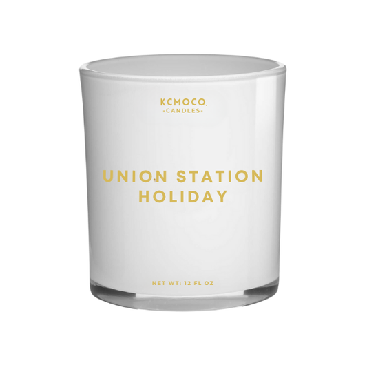 UNION STATION HOLIDAY CANDLE - LARGE JAR WHITE