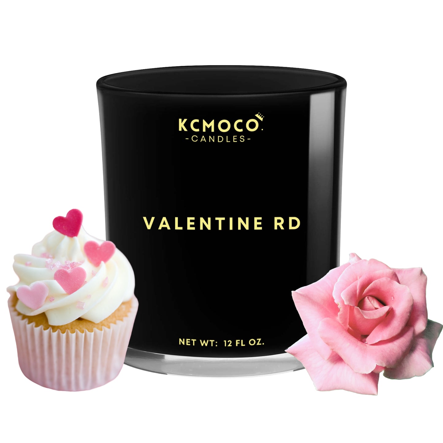VALENTINE ROAD CANDLE - LARGE JAR BLACK