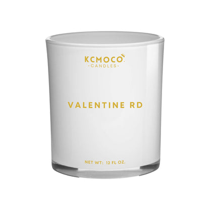 VALENTINE ROAD CANDLE - 12 OZ LARGE JAR WHITE