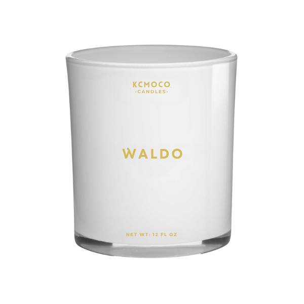 WALDO CANDLE - LARGE JAR WHITE