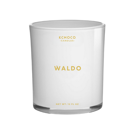 WALDO CANDLE - LARGE JAR WHITE