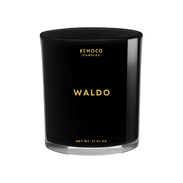 WALDO CANDLE - LARGE JAR BLACK
