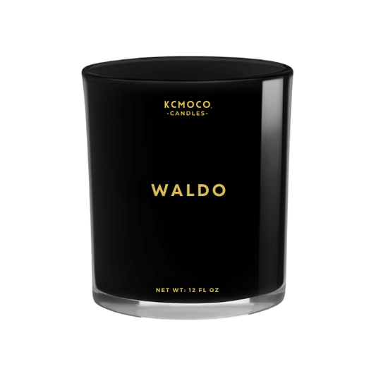 WALDO CANDLE - LARGE JAR BLACK