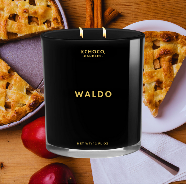 WALDO CANDLE - LARGE JAR BLACK