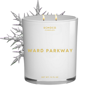 WARD PARKWAY CANDLE - LARGE JAR WHITE