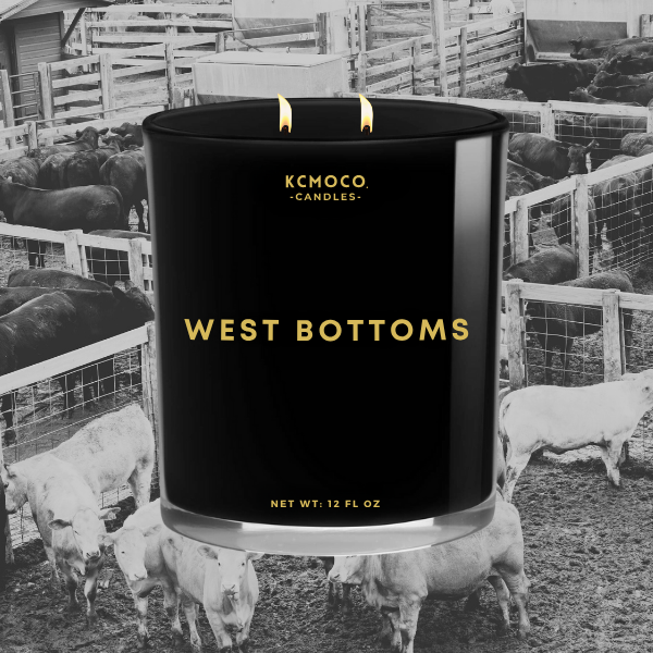WEST BOTTOMS CANDLE  - LARGE JAR BLACK
