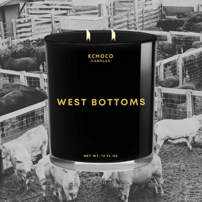 WEST BOTTOMS CANDLE  - LARGE JAR BLACK