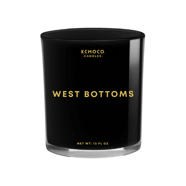 WEST BOTTOMS CANDLE  - LARGE JAR BLACK