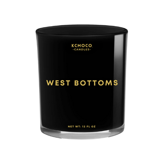 WEST BOTTOMS CANDLE  - LARGE JAR BLACK
